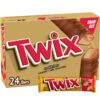 TWIX Caramel Chocolate Cookie Candy Bar Bulk Pack, Share Size, 3.02 oz Bar (Pack of 24)