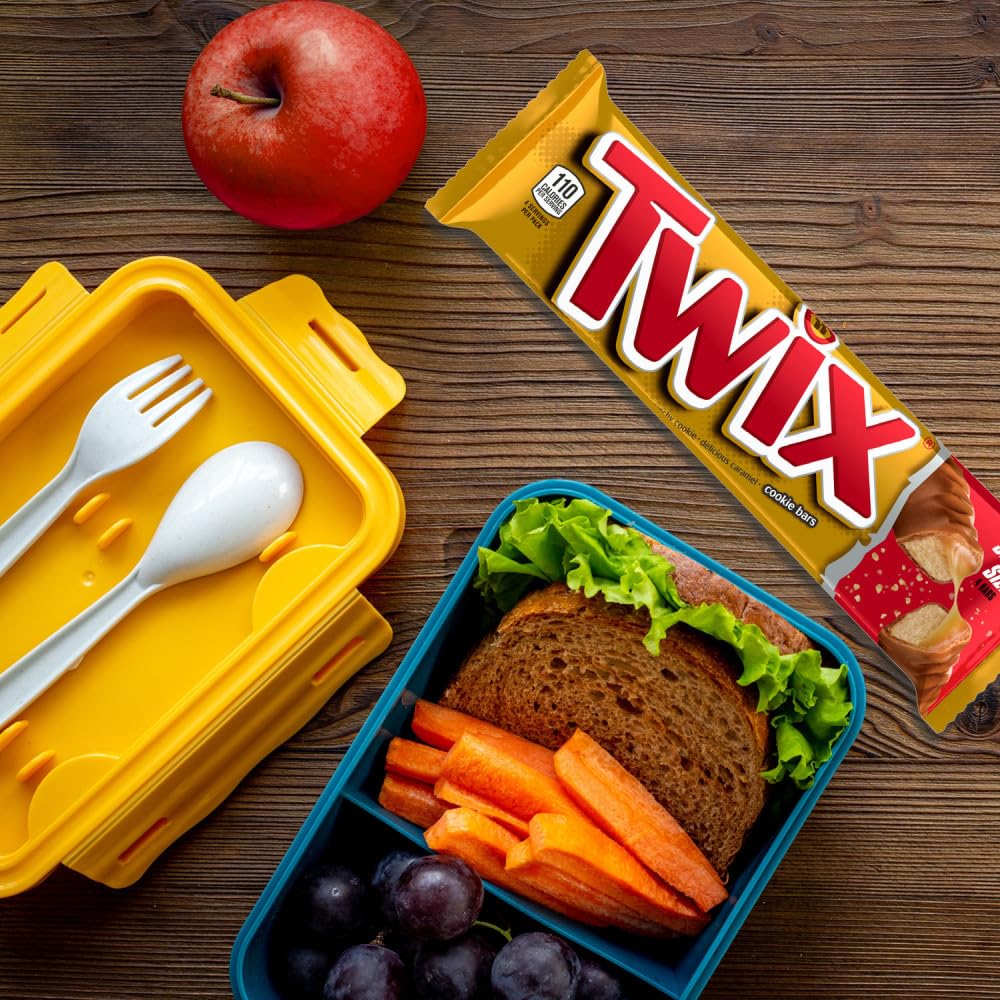 TWIX Caramel Chocolate Cookie Candy Bar Bulk Pack, Share Size, 3.02 oz Bar (Pack of 24)8