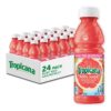 Tropicana 100% Juice, Ruby Red Grapefruit, 10 fl oz (Pack of 24) - Real Fruit Juices, Vitamin C Rich, No Added Sugars, No Artificial Flavors