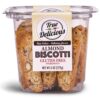 True Delicious GLUTEN FREE INGREDIENTS ALMOND BISCOTTI, buttery, fine Italian cookies, baked twice (4 boxes of 6oz each)