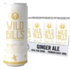 Wild Bill's Ginger Ale Soda Classic Craft Soda Pop Soft Drinks, Sodas Made with Pure Cane Sugar, Caffeine Free, NO High Fructose Corn Syrup, Gluten Free, Vegan, Low Sodium, 12 Oz 12 Pack