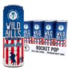 Wild Bill's Rocket Pop Soda Classic Craft Soda Pop Soft Drinks, Sodas Made with Pure Cane Sugar, Caffeine Free, NO High Fructose Corn Syrup, Gluten Free, Vegan, Low Sodium, 12 Oz 12 Pack