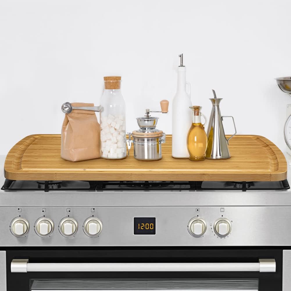 30x20 Stove Top Cover, Bamboo Wood Noodle Board Stove Cover for Gas Stove, Extra Large Cutting Board for Kitchen, Stove Top Cutting Board 30x20 Stove Top Cover, Bamboo Wood Noodle Board Stove Cover for Gas Stove, Extra Large Cutting Board for Kitchen, Stove Top Cutting Board