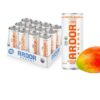 ARDOR ENERGY Sparkling Water Tropical Mango 12 pack with 100mg Organic Caffeine from Green Tea & 200mg Organic L-Theanine (Focus & Calm). No Sugar. No Calories. Vegan. Gluten Free.
