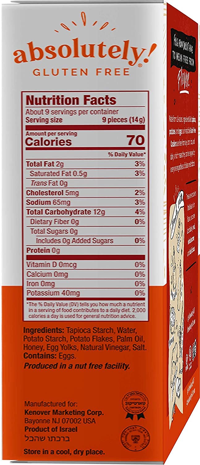 Absolutely Gluten Free Original Flatbread, 5.29-Ounce (12 Pack)7