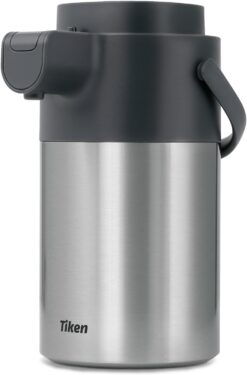 Airpot Coffee Dispenser with Pump - Coffee Carafes for Keeping Hot - Beverage Dispenser - 102oz/3L Thermal Coffee Carafe for Hot Liquids - Stainless Steel Insulated Coffee Thermos Carafe