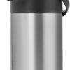 Airpot Coffee Dispenser with Pump - Coffee Carafes for Keeping Hot - Beverage Dispenser - 135oz/4L Thermal Coffee Carafe for Hot Liquids - Stainless Steel Insulated Coffee Thermos Carafe