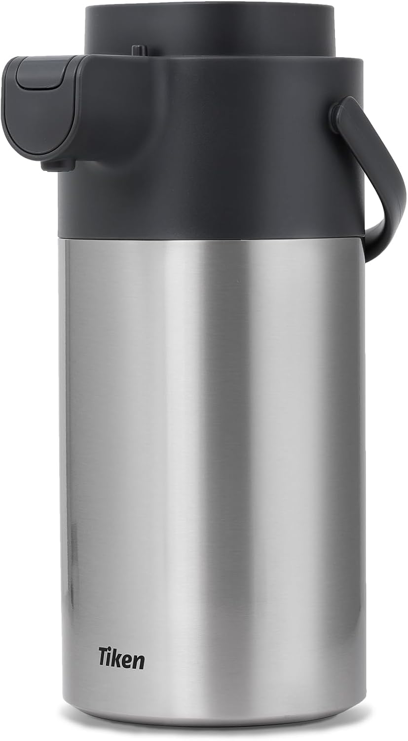 Airpot Coffee Dispenser with Pump - Coffee Carafes for Keeping Hot - Beverage Dispenser - 135oz 4L Thermal Coffee Carafe for Hot Liquids - Stainless Steel Insulated Coffee Thermos Carafe Airpot Coffee Dispenser with Pump - Coffee Carafes for Keeping Hot - Beverage Dispenser - 135oz/4L Thermal Coffee Carafe for Hot Liquids - Stainless Steel Insulated Coffee Thermos Carafe