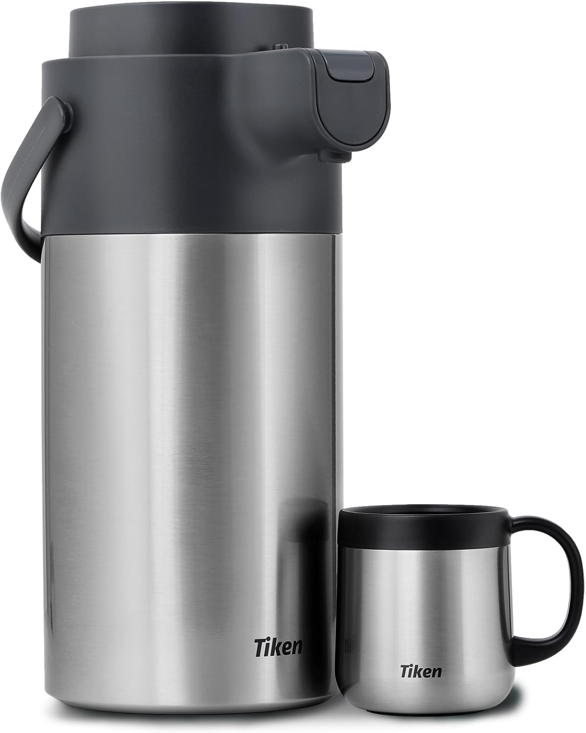 Airpot Coffee Dispenser with Pump - Coffee Carafes for Keeping Hot - Beverage Dispenser - 135oz 4L Thermal Coffee Carafe for Hot Liquids - Stainless Steel Insulated Coffee Thermos Carafe9