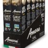 Amore Vegan Garlic Paste In A Tube - Non GMO Certified and Made In Italy 3.2 Ounce (Pack of 12)