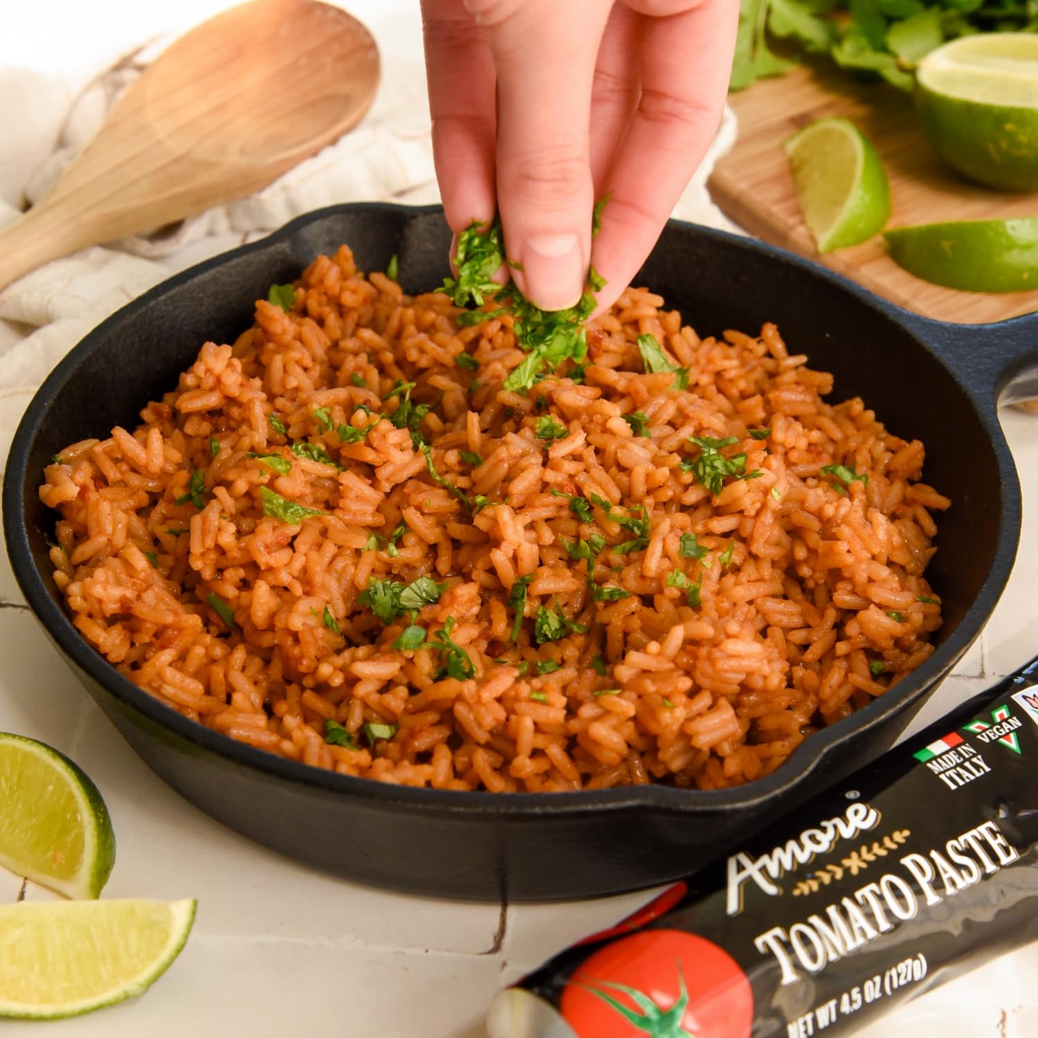 Amore Vegan Tomato Paste In A Tube - Double Concentrated, Non GMO Certitied and Made In Italy (Pack of 12)8