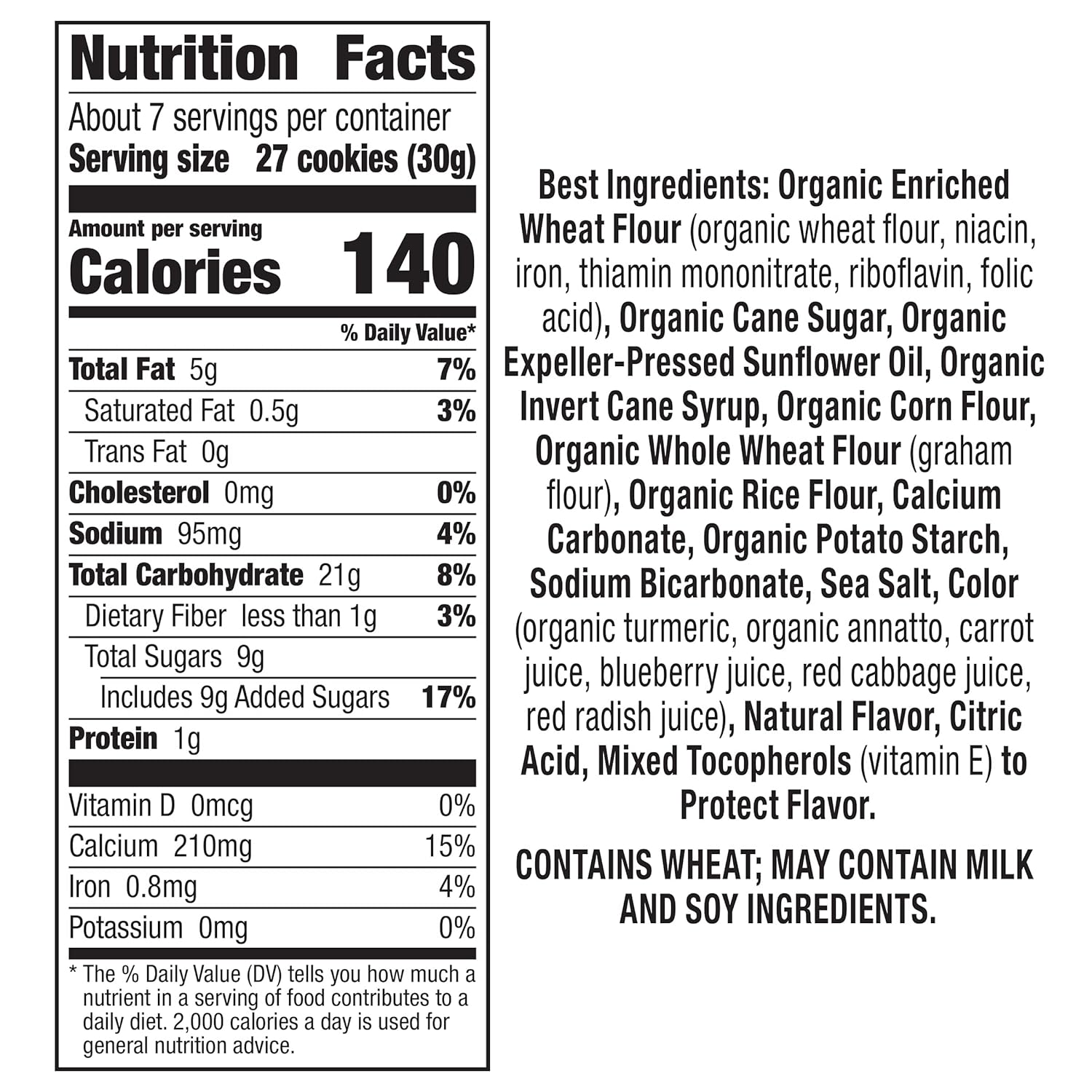 Annie's Homegrown Organic Birthday Cake Whole Grain Bunny Graham Snacks, 7.5 oz (Pack of 12)0