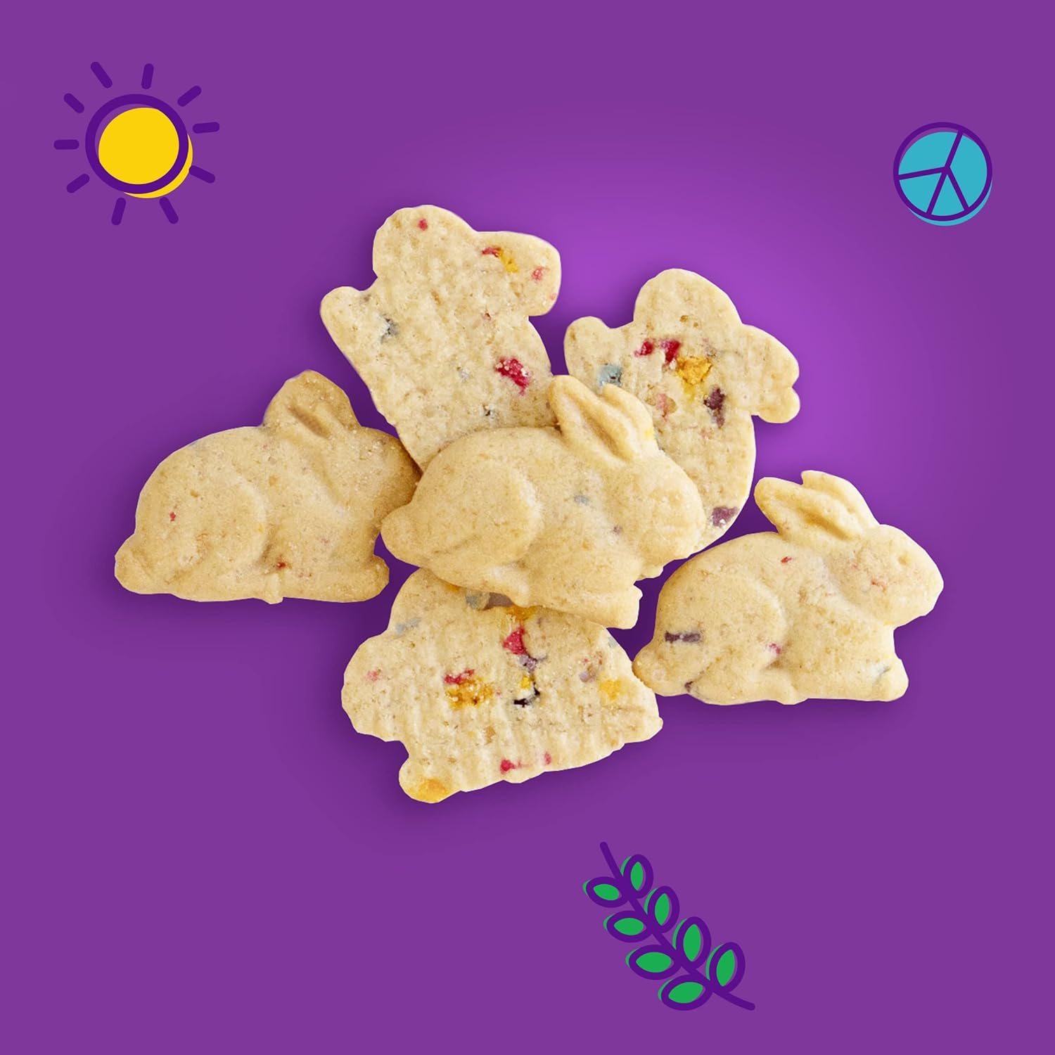 Annie's Homegrown Organic Birthday Cake Whole Grain Bunny Graham Snacks, 7.5 oz (Pack of 12)1