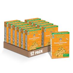 Annie's Organic Baked Bunny Grahams Snacks, Honey, 7.5 oz (Pack of 12)