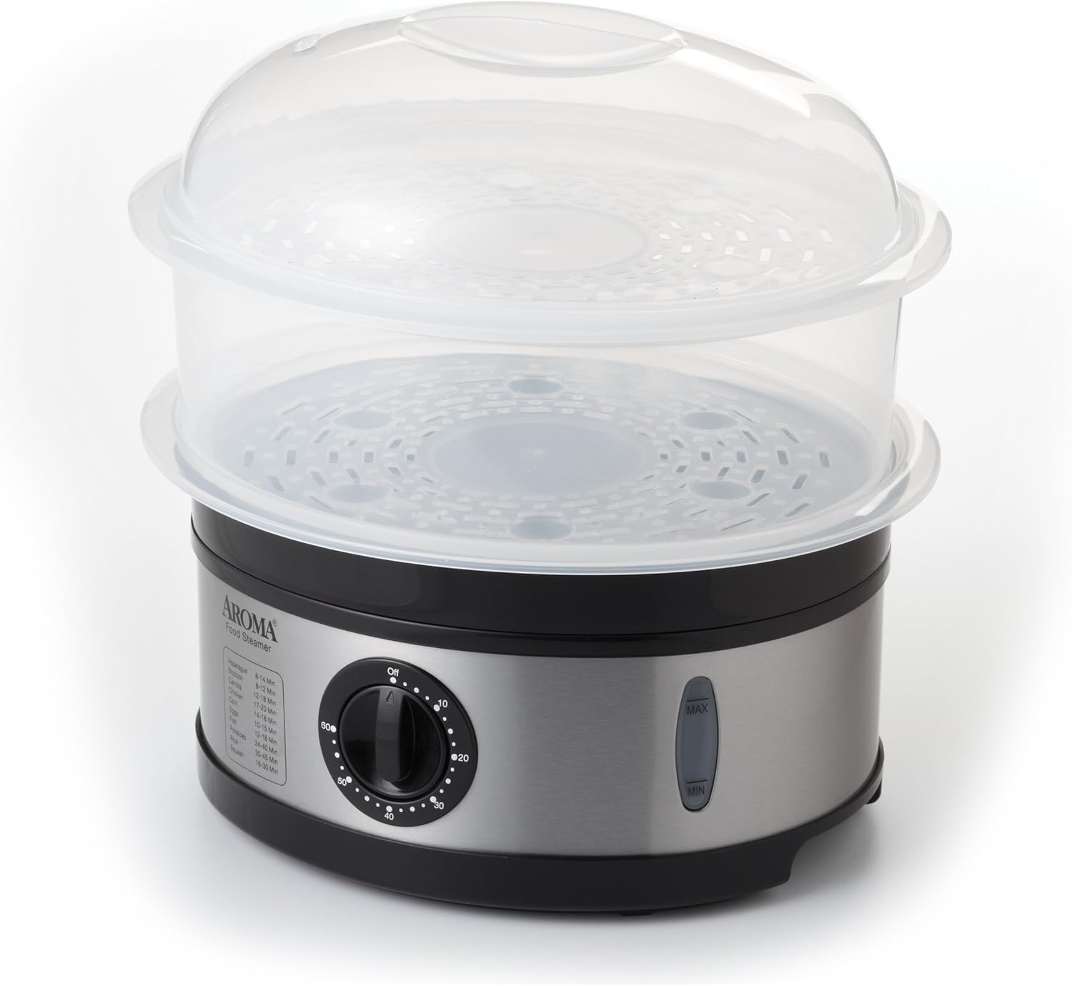 Aroma Housewares 5-Quart Food Steamer, Stainless Steel1