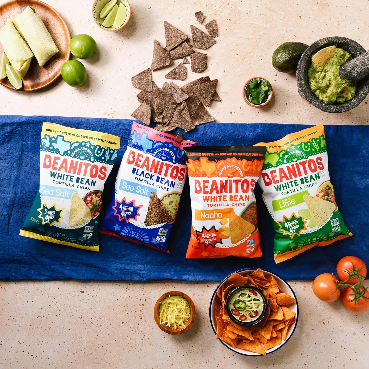 Beanitos Black Bean Chips - Original Sea Salt - (6 Pack) 5 oz Bag - Black Bean Tortilla Chips - Vegan Snack with Good Source of Plant Protein and Fiber9