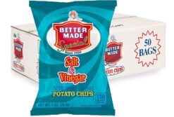Better Made Special Potato Chips (Salt & Vinegar) - 50 Pack - 50 x 1 oz. Bags - Crunchy, Individual Snacks Made from Fresh Potatoes - Family Owned and Operated