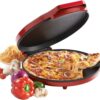 Betty Crocker Countertop Pizza Maker, 1440-Watt Pizza Maker Machine for Home, BC-2958CR, Red