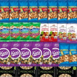 Bussin Boxes Nuts Snack Packs with Mixed Nuts and Trail Mix Healthy Snacks Variety Pack for Adults (28 Count)