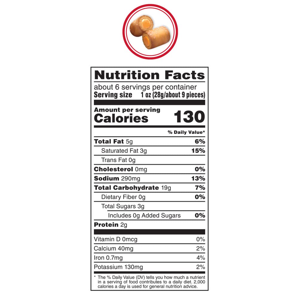 COMBOS Pizzeria Pretzel Baked Snacks 6.3-Ounce Bag (Pack of 12)8