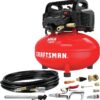 CRAFTSMAN Air Compressor, 6 Gallon, Pancake, Oil-Free with 13 Piece Accessory Kit (CMEC6150K)
