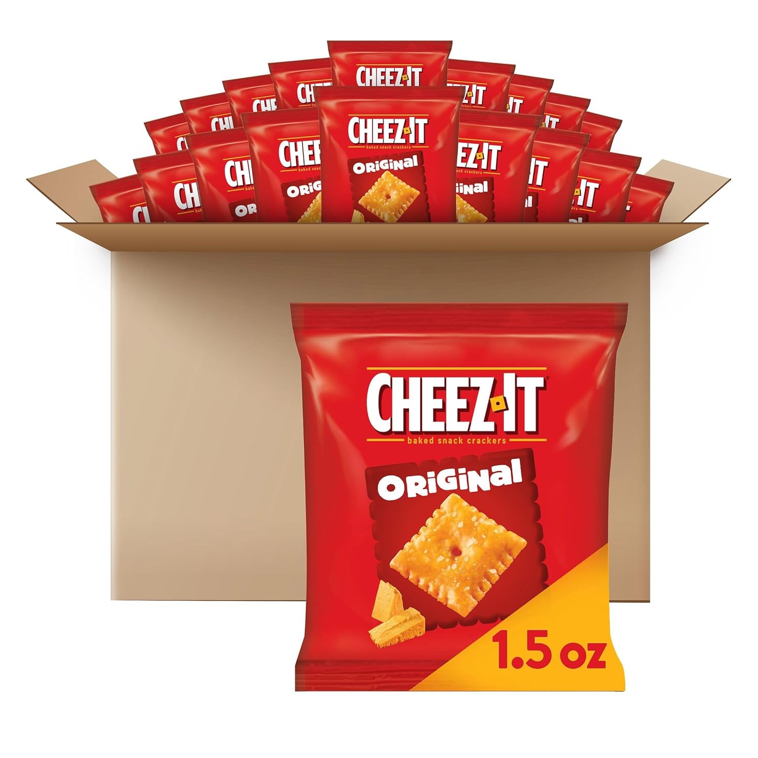 Cheez-It Crackers, Original, 1.5oz (60 Count) Cheez-It Crackers, Original, 1.5oz (60 Count)