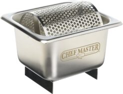 Chef Master 90021 Butter Wheel | Stainless Steel Butter Spreader Wheel | Spreads Butter Evenly | Stainless Steel Butter Roller | Holds 3 Sticks of Butter