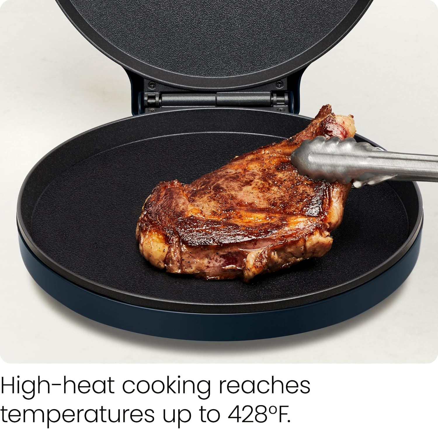 Chefman Everything Maker & Pizza Oven – 1440W Countertop Electric Pizza Maker with 12” Nonstick Cooking Plates, Midnight4