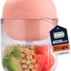 Choppi Cordless Electric Vegetable Chopper & Mini Food Processor for Dicing, Shredding, Mincing, and Puree, Portable and Rechargeable, 2-Cup, 500 mL, 4000 mAh Battery, Canyon Sunset