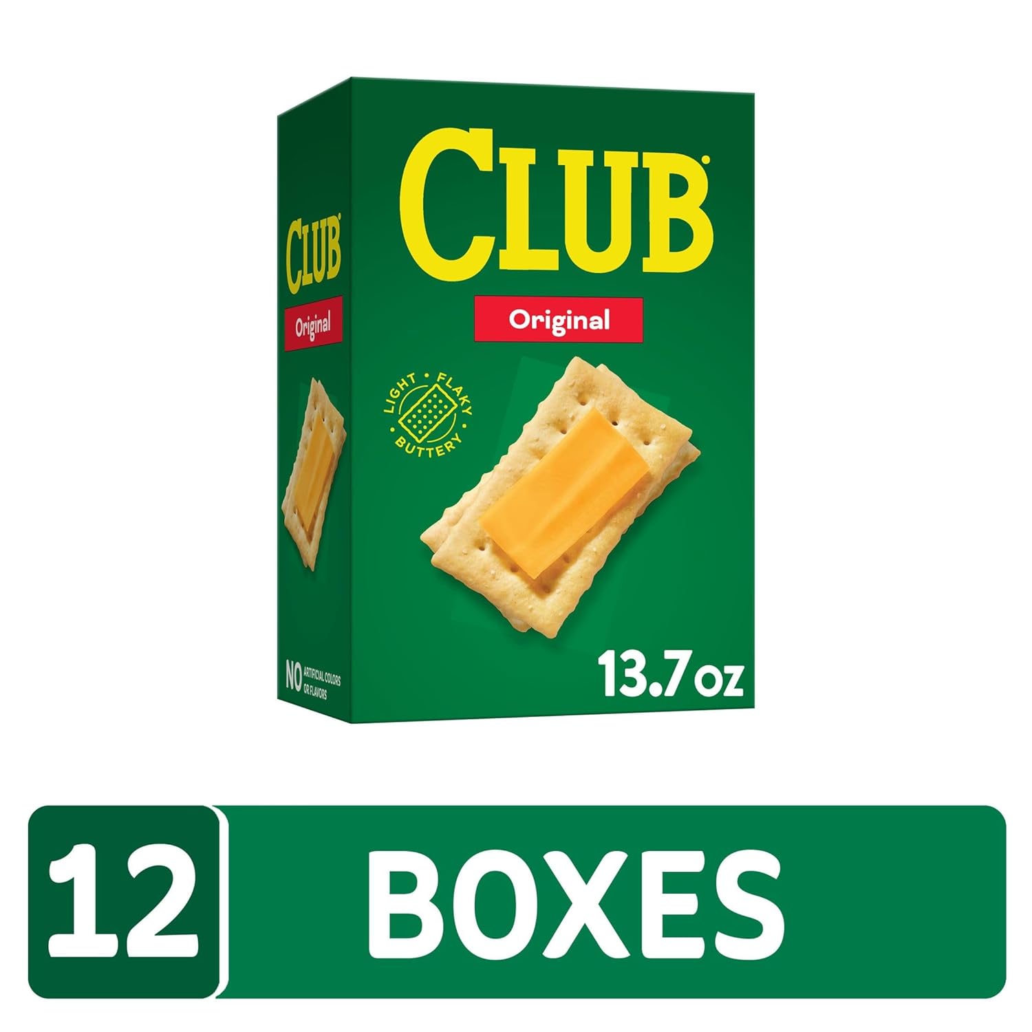 Club Crackers, Lunch Snacks, Snack Crackers, Original (12 Boxes)1