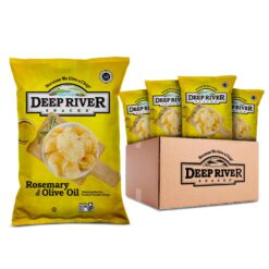 Deep River Snacks Kettle Chips, Rosemary & Olive Oil, 2-Ounce Bags (Pack of 24)