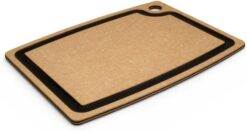 Epicurean Gourmet Series Cutting Board with Juice Groove, 14.5-Inch by 11.25-Inch, Natural/Slate
