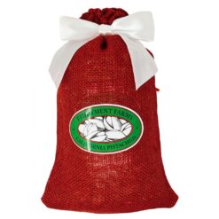 Fiddyment Farms 2 Lbs Lightly Salted Pistachios in Red Burlap Bag