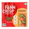 Finn Crisp Caraway Sourdough Rye Thins, Caraway Crispbread, 7 Ounce Boxes (Pack of 9)
