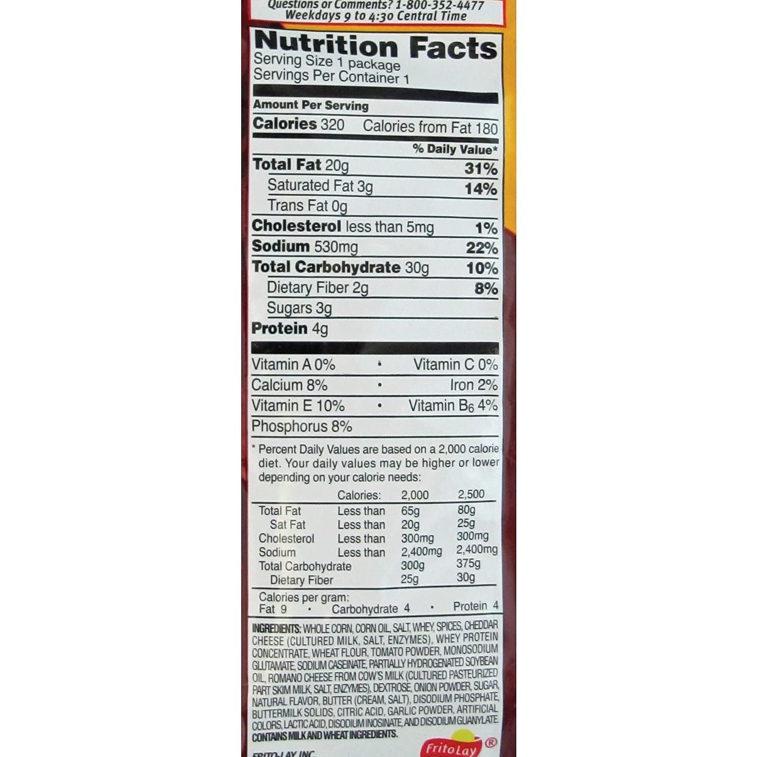Fritos Corn Chips, Chili Cheese, 2-Ounce Large Single Serve Bags (Pack of 64)`