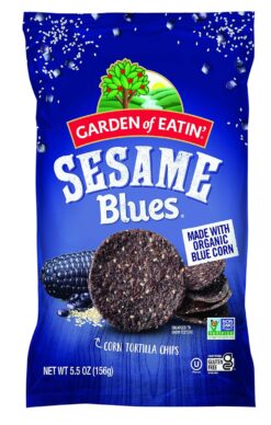 Garden of Eatin' Tortilla Chips, Sesame Blues, 5.5 oz (Pack of 12)