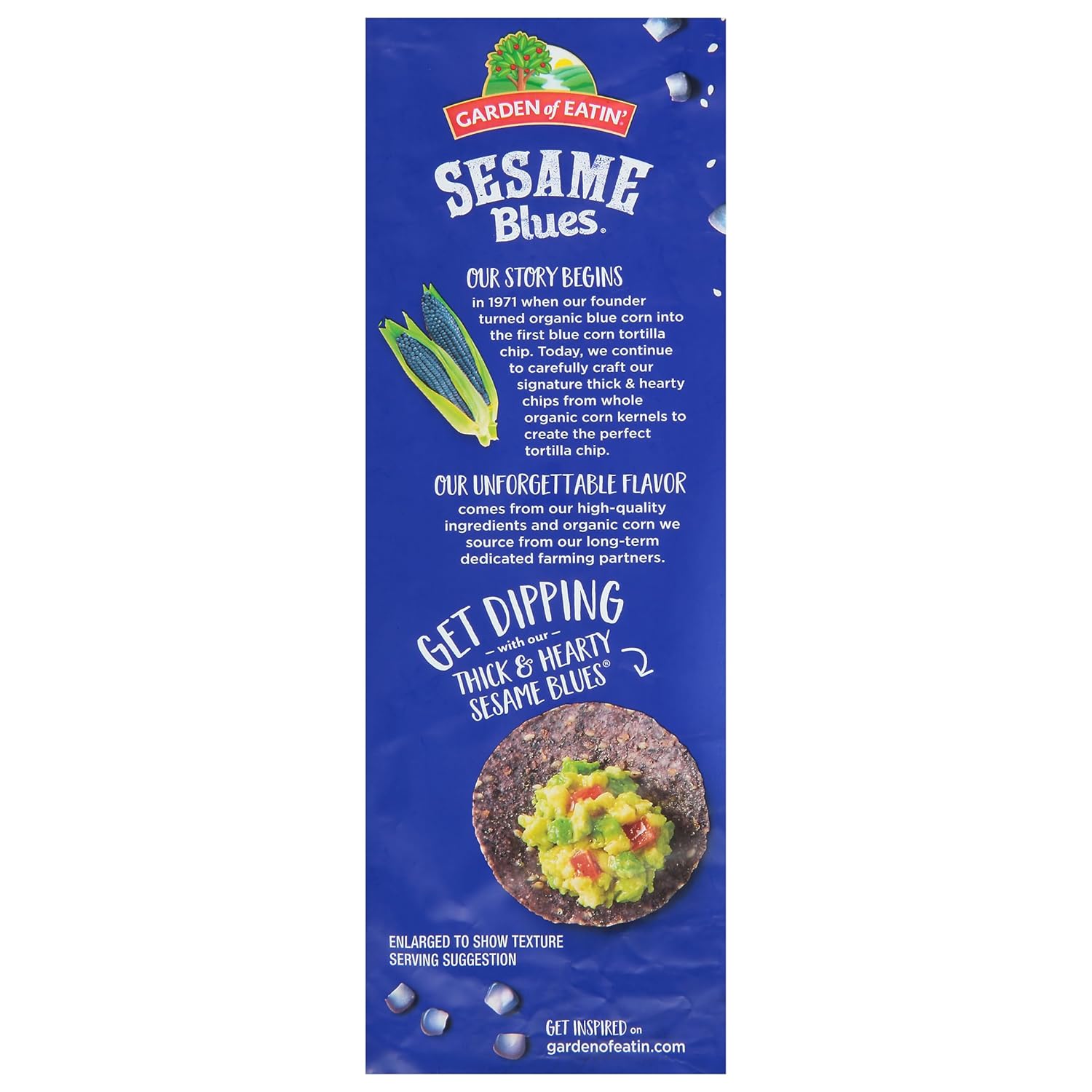 Garden of Eatin' Tortilla Chips, Sesame Blues, 5.5 oz (Pack of 12)3