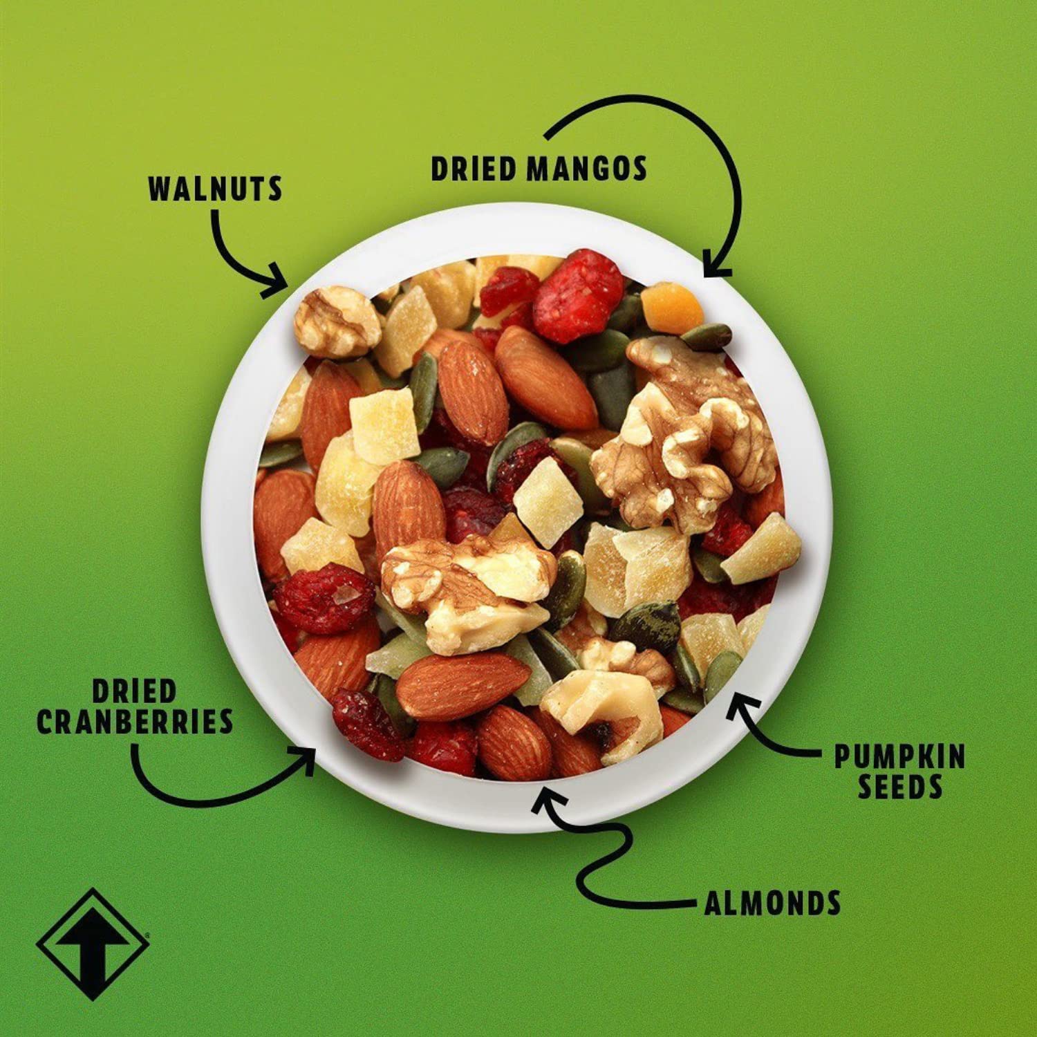 Gourmet Nut Power Up Trail Mix 26oz Each (2 PACK) Mega Omega Trail Mix 26 oz Each Bag2