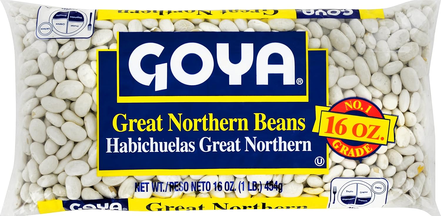 Goya Foods Great Northern Beans, Dry, 16 Ounce (Pack of 24)1