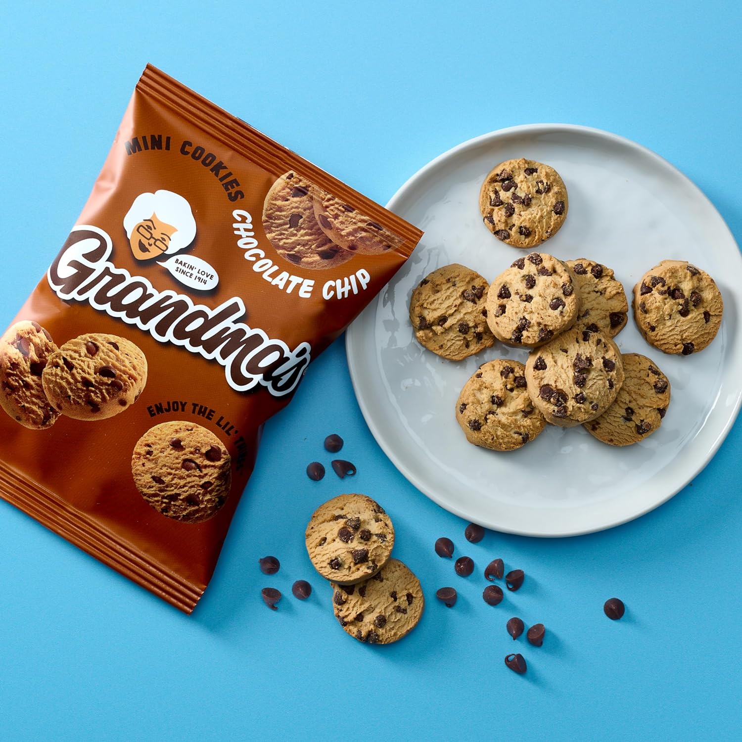 Grandma's Cookies, Mini Chocolate Chip, 2 Ounce (Pack of 60)3