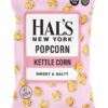 Hal's New York Kettle Cooked Potato Chips, Gluten Free (Sweet & Salty Popcorn, 1 oz Bag (Pack of 24))
