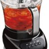 Hamilton Beach Big Mouth Duo Plus 12 Cup Food Processor & Vegetable Chopper with Additional Mini 4 Cup Bowl, Black (70580)
