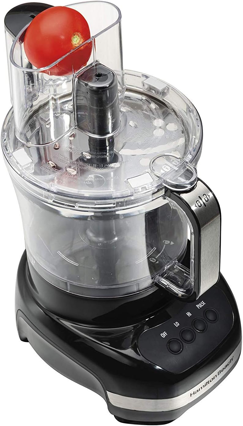 Hamilton Beach Big Mouth Duo Plus 12 Cup Food Processor & Vegetable Chopper with Additional Mini 4 Cup Bowl, Black (70580)1