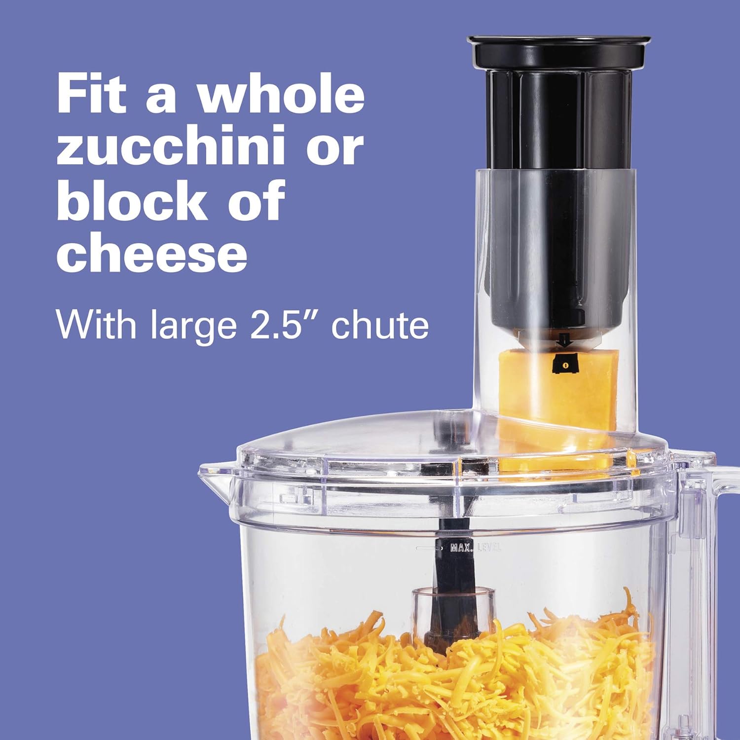 Hamilton Beach Food Processor & Vegetable Chopper for Slicing, Shredding, Mincing, and Puree, 10 Cups + Veggie Spiralizer makes Zoodles and Ribbons, Grey and Stainless Steel (70735)22