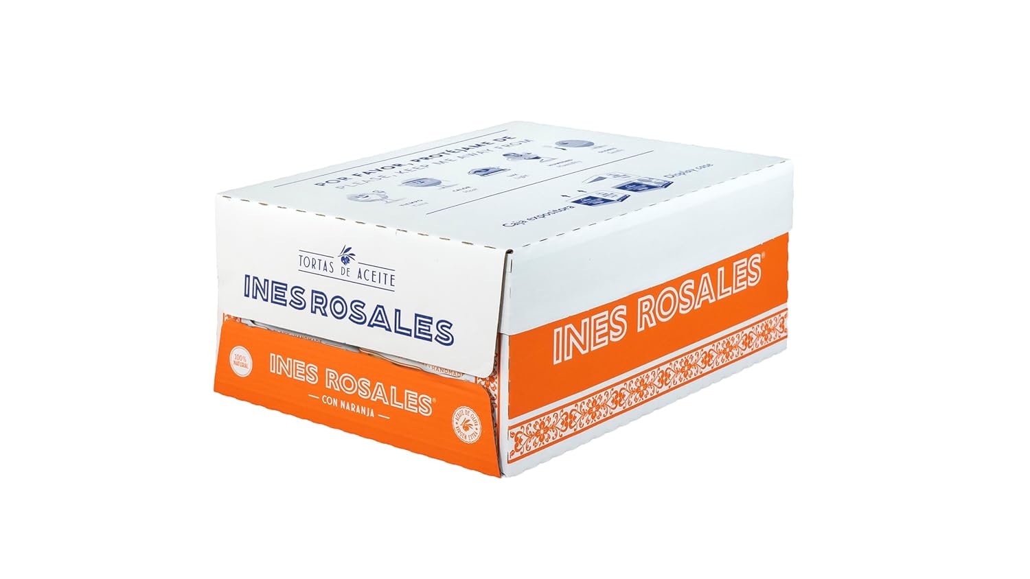 Ines Rosales Sweet Olive Oil Tortas with Orange Fine Mediterranean Crisps, All Natural, 6.34 Ounce (Pack of 10)7