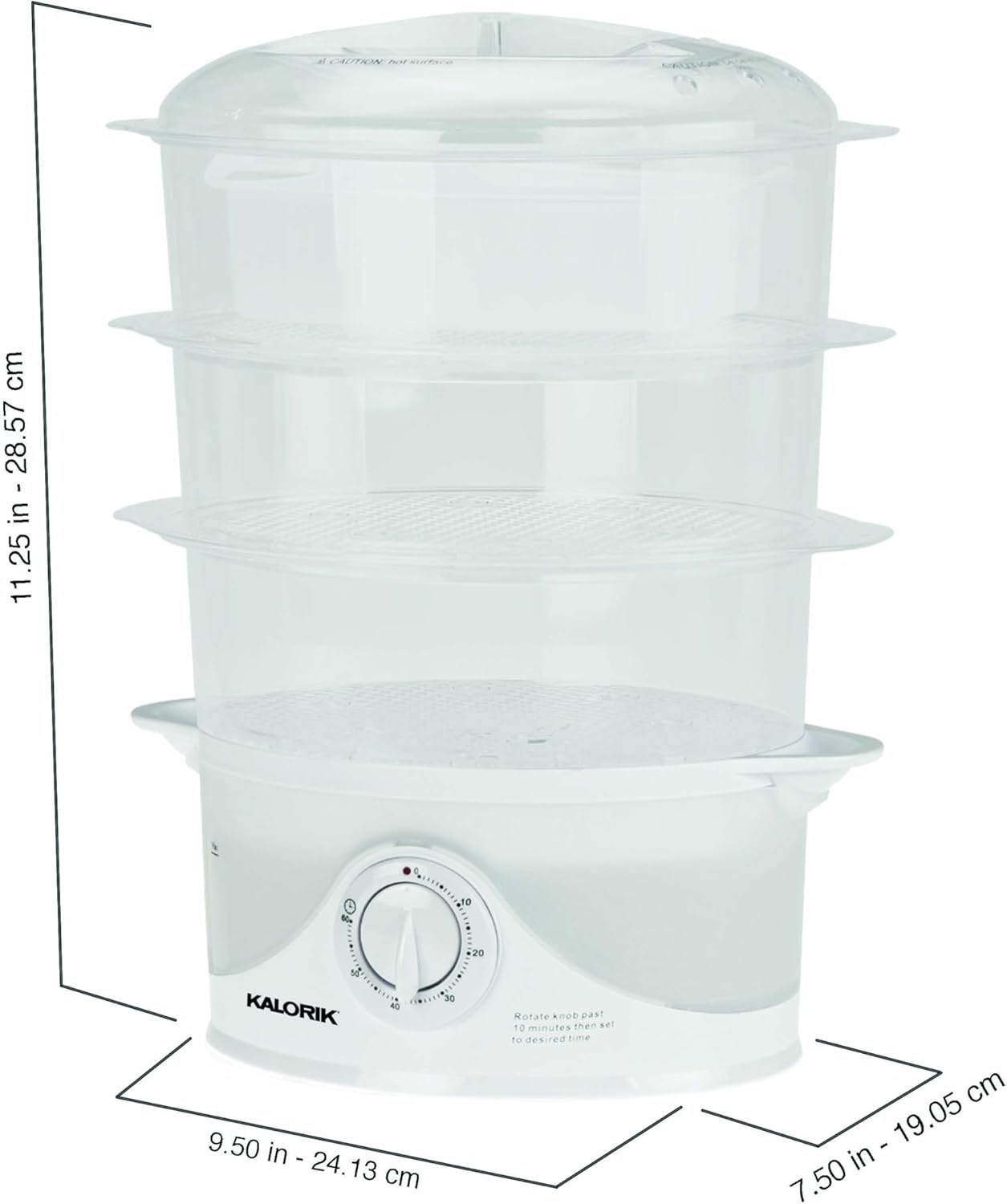 Kalorik Food Steamer, White9