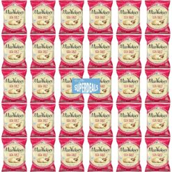 Kettle Cooked Potato Chips by Miss Vickie's Value Pack Bundled by SUPERDEALS | 1.375 Oz Bag | Sea Salt | Original | Pack of 30 with mystery gift