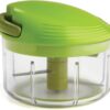 Kuhn Rikon Pull Chop, Vegetable Chopper with Stainless Steel Blades, Food Chopper with Non-Slip Base, Easy to Use Fruit Cutter and Onion Chopper, Essential Kitchen Accessories 650ml - 3 Year Guarantee