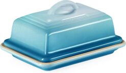 Le Creuset Stoneware European Butter Dish, Caribbean