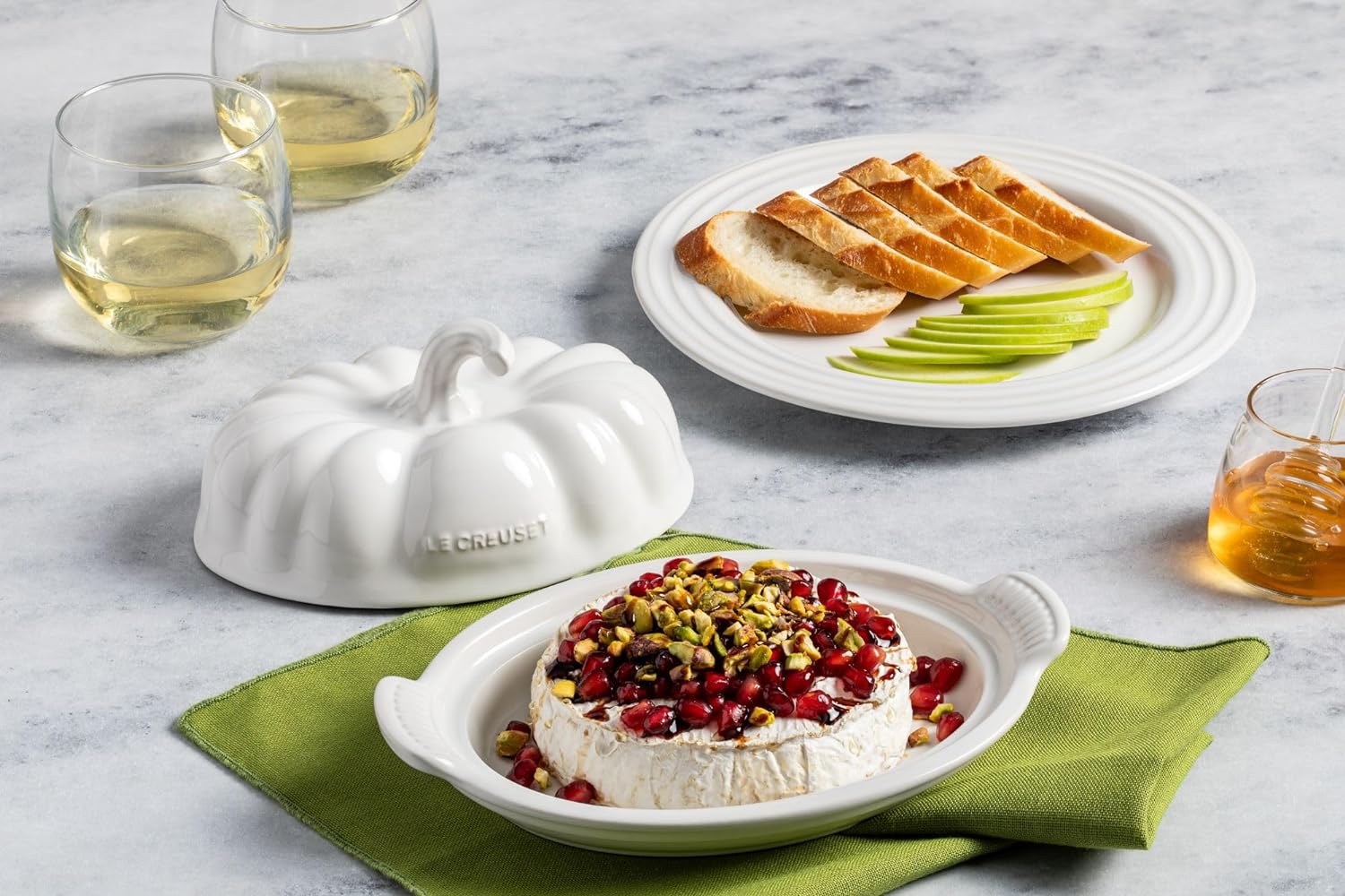 Le Creuset Stoneware Pumpkin Butter Dish, Persimmon6